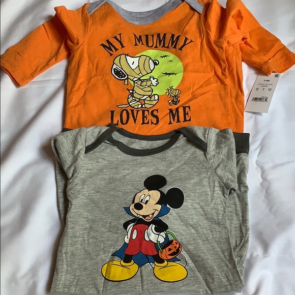 Halloween mickey and peanuts baby‎ pajamas. - Picture 2 of 8